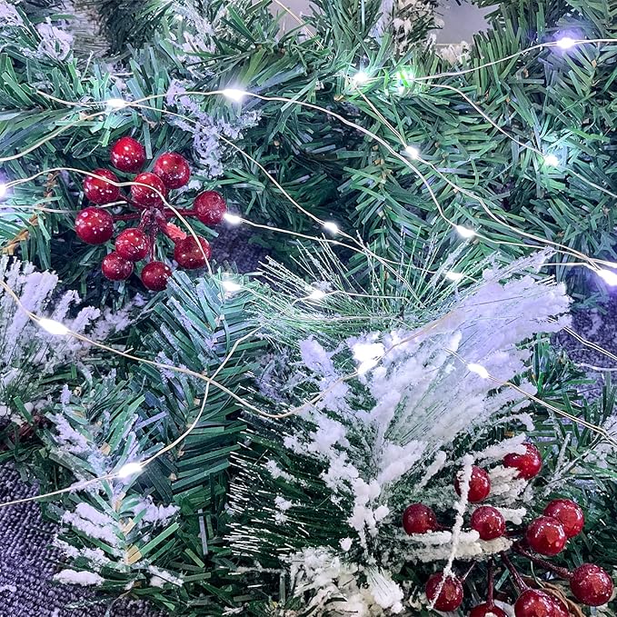 20 Pack Fairy Lights Battery Operated String Lights, 10 LED on 3.3ft Silvery Copper Wire，for Flowers Gift Box Wedding Party Christmas Decoration (20 Pack, Cool White)