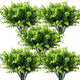 RECUTMS Artificial Green Outdoor Flowers Fake Greenery Artificial Plants