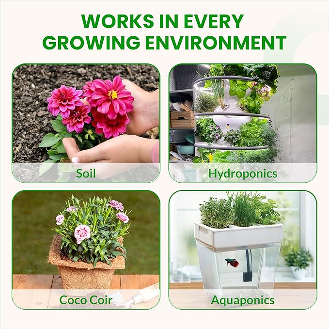 Humboldts Secret Flower Stacker | 0-7-5 Bloom Booster with Vitamin B1 | High Phosphorus Potassium Flowering Nutrients | Potting Soil Hydroponics Coco | Indoor & Outdoor Plants | 1 Gallon