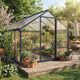 Garvee 8x10ft Walk-in Greenhouse, Heavy Duty Large Outdoor Green House