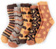 TEHOOK Warm & Cozy Valentines Gifts for Women, Fluffy Fuzzy Plush Sleeping Slipper Socks - Soft Warm Fabric