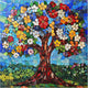 Delobil Puzzles for Adults 500 Pieces, Flower Tree Jigsaw Puzzles, Unique Shaped Stained Glass Wooden Puzzles for Adults and Kids, Plant Art Birthday Gifts Family Game, 15.9 x 15.9 Inches