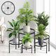 CADANI 5 Pack Metal Plant Stands for Outdoor Indoor, Anti-Rust Iron Flower Pot Stand, Heavy Duty Plant Pot Stand for Multiple Plant, Decoration Racks for Home, Patio & Garden