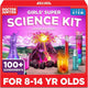 Doctor Jupiter Girls' Super Science Kit for Ages 8-12 Ideas for Girls 8,9,10+ Years Old | Chemistry Set, STEM Toy Kit with 100+ Experiments | Learning & Educational Projects