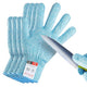 Cutting Gloves, 2 Pairs of Cut Resistant Gloves Food Grade, Cut Resistant Gloves for Kitchen, Oyster Shucking, Fish Fillet Processing, Carving Wood and Gardening(Small-Blue)
