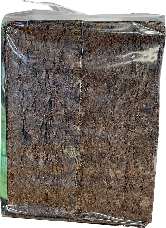 FibreDust 17 lbs Coconut Coir Mulch - 4KG Pack of 2-100% Natural Coconut Husk - Shredded and Cut Pieces - Great Ground Cover - Helps in Retention of Water - No Added Color