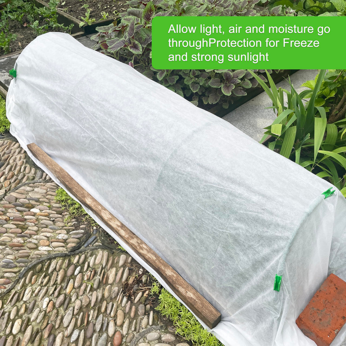 Plant Covers Freeze Protection 8x40ft Frost Cloth for Winter Outdoor