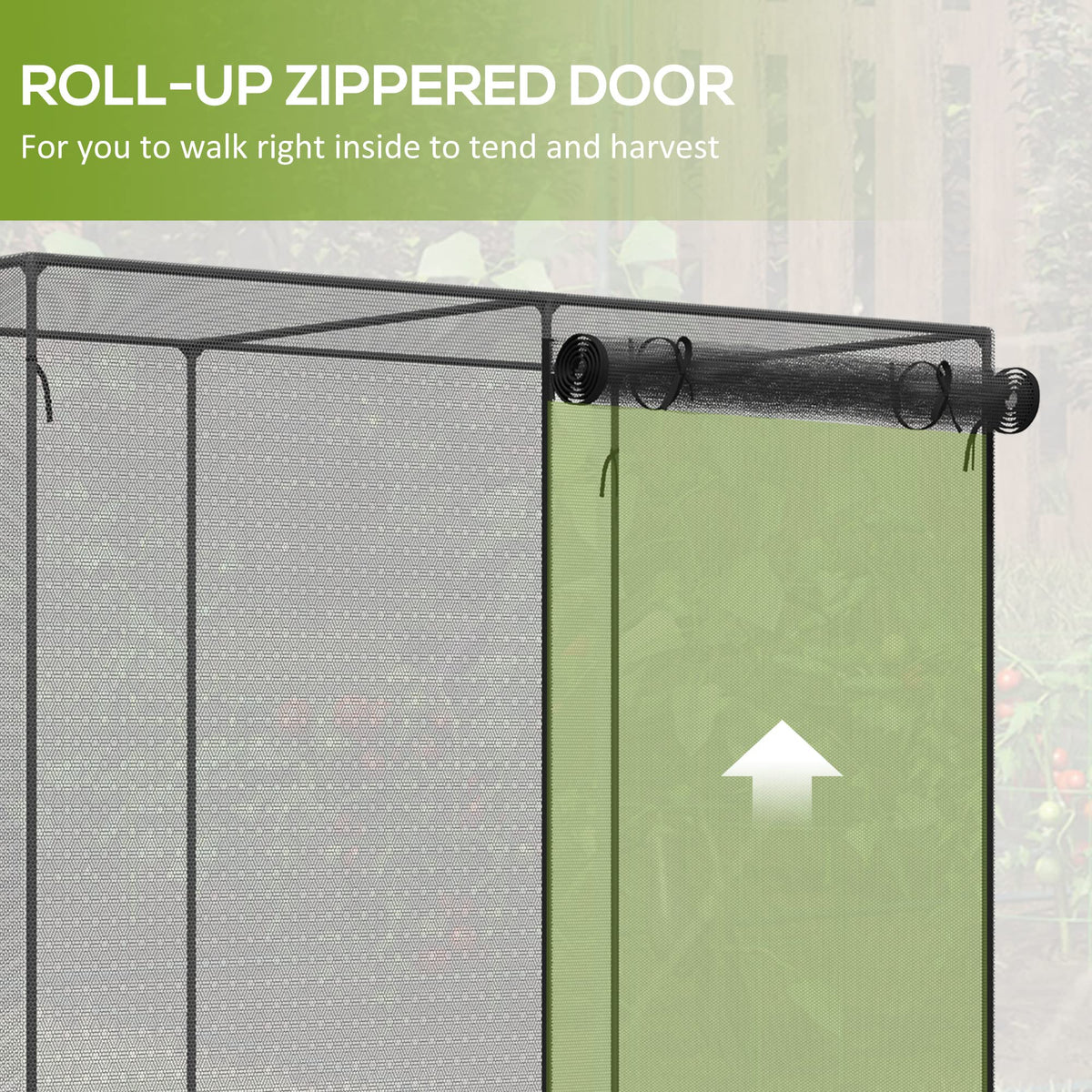 6x3 Plant Protection Tent–Blackout Cover,Zippered Door,Pest Barrier