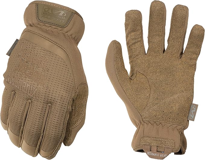 Mechanix Wear FastFit Tactical Gloves - Heavy Duty Lightweight Multipurpose Gloves - Flexible Grip & Reinforced Palm - Touchscreen Capable - Small - Coyote Tan