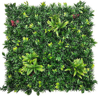 ODTORY Artificial Boxwood Panels: 20"x20" 8P UV-Anti Fake Grass Ivy Privacy Hedge Greenery Backdrop Fence Wall Screen for Garden Fence Covering Privacy, Outdoor Indoor Home Decor