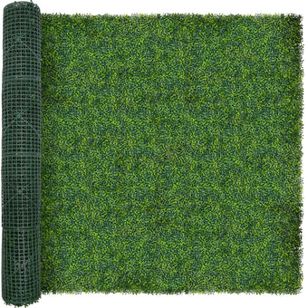 ODTORY Artificial Boxwood Roll Panel 96X120 in (80 sqft) Greenery Backdrop