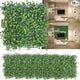DOPGIB Artificial Grass Wall Panels: 10"x 10"(12P) UV-Anti Boxwood Faux Green Leaf Backdrop Panels for Interior Wall, Greenery Wall,Garden and Indoor Outdoor Plant Decor