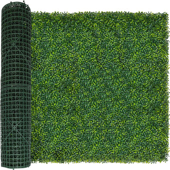 ODTORY Artificial Boxwood Panel Roll 48X120 in(40 sqft) Greenery Backdrop